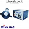 REGULATOR KEPALA KOMPOR GAS METERAN W 298 M TEKANAN RENDAH WINN GAS